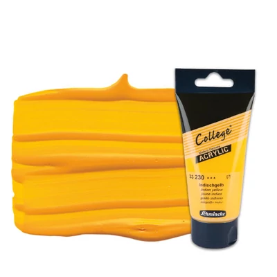 Akrylová farba Schmincke College, 75 ml - 230, indian yellow