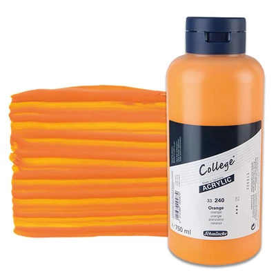 Akrylová farba Schmincke College, 750 ml - 240, orange