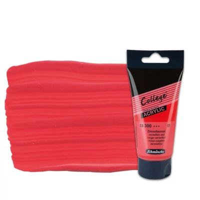 Akrylová farba Schmincke College, 75 ml - 300, vermillon red