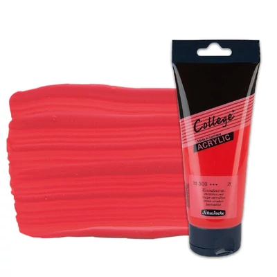 Akrylová farba Schmincke College, 200 ml - 300, vermillon red