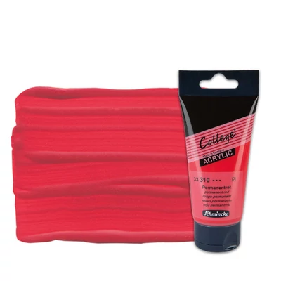 Akrylová farba Schmincke College, 75 ml - 310, permanent red
