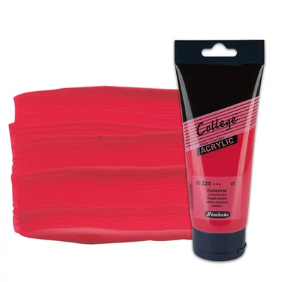Akrylová farba Schmincke College, 200 ml - 320, carmine red