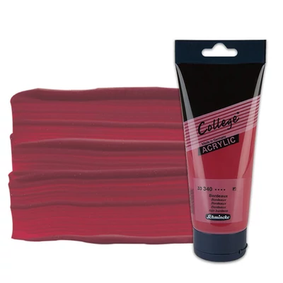 Akrylová farba Schmincke College, 200 ml - 340, bordeaux