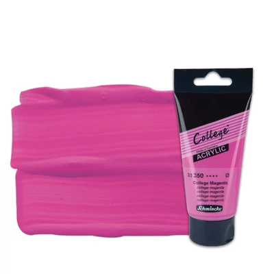 Akrylová farba Schmincke College, 75 ml - 350, college magenta