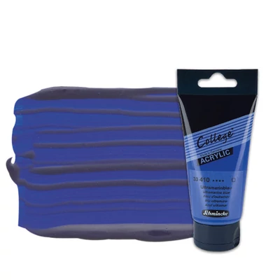 Akrylová farba Schmincke College, 75 ml - 410, ultramarine blue