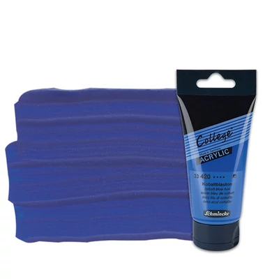 Akrylová farba Schmincke College, 75 ml - 420, cobalt blue hue