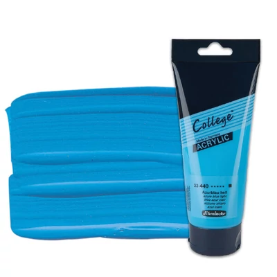 Akrylová farba Schmincke College, 200 ml - 440, azure blue light