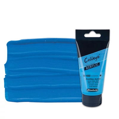 Akrylová farba Schmincke College, 75 ml - 450, azure blue deep