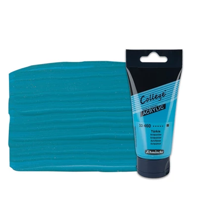 Akrylová farba Schmincke College, 75 ml - 460, turquoise