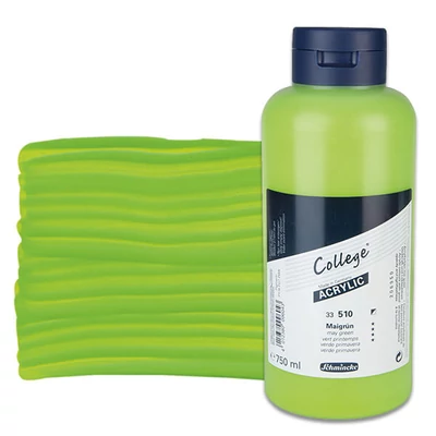 Akrylová farba Schmincke College, 750 ml - 510, may green