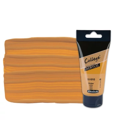 Akrylová farba Schmincke College, 75 ml - 610, ochre