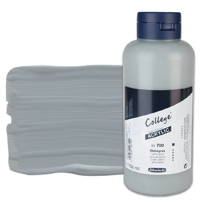 Akrylová farba Schmincke College, 750 ml - 700, stone grey