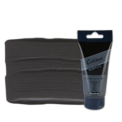 Akrylová farba Schmincke College, 75 ml - 710, black