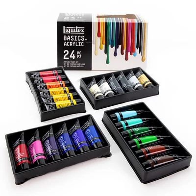 Sada akrylových farieb Liquitex Basics - 24x22 ml