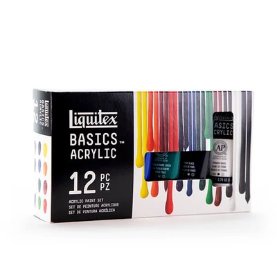 Sada akrylových farieb Liquitex Basics - 12x22 ml