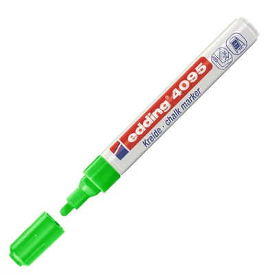Kriedový marker, tekutá krieda, EDDING 4095 - svetlozelený