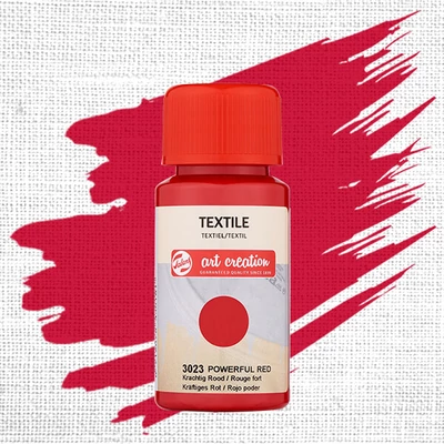 Farba na textil na svetlé textílie Art Creation  - 3023 Powerful red