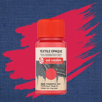 Farba na textil na tmavé textílie Art Creation - 3023 Powerful red opaque