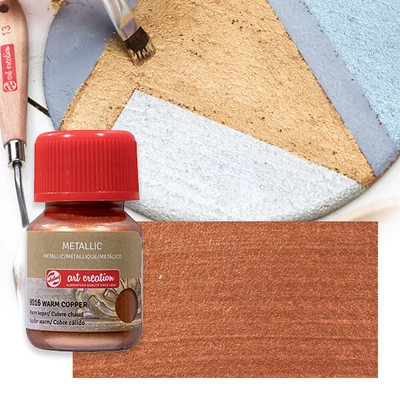 Art Creation Metallic akrilfesték, 30 ml - 8016 réz Warm copper