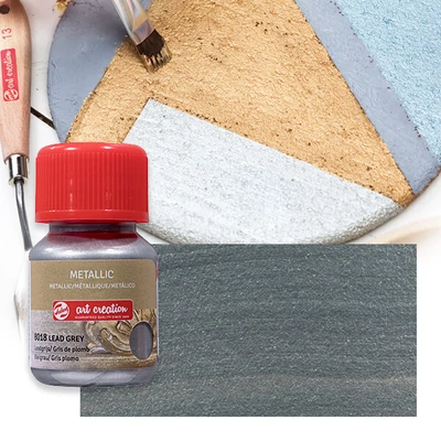 Art Creation Metallic akrilfesték 30 ml - 8018 ólomszürke Lead grey