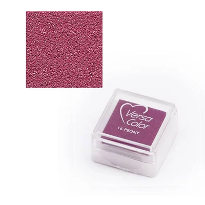 Pečiatková poduška, Versa Color - pink, 16 peony