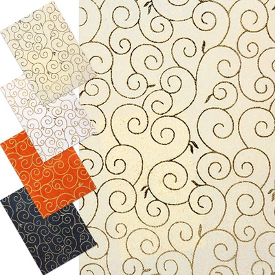 Bavlnený papier, A4, Arabesque, zlatý - v rôznych farbách