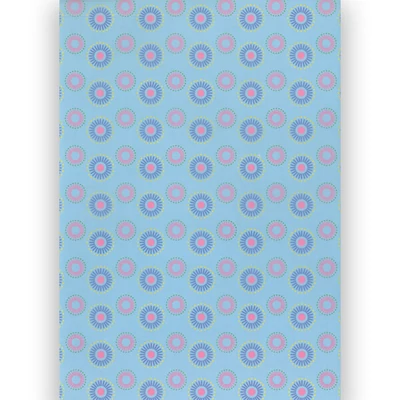 Priehľadný papier, A4 - otočný, modrý