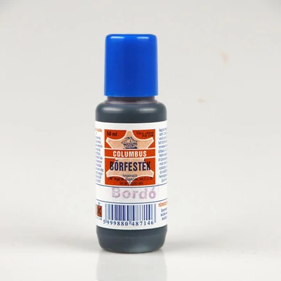Farba na kožu Columbus - 50 ml - bordová