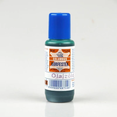 Farba na kožu Columbus - 50 ml - olivovo zelená