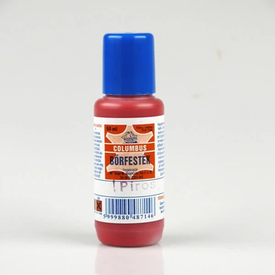 Farba na kožu Columbus - 50 ml - červená
