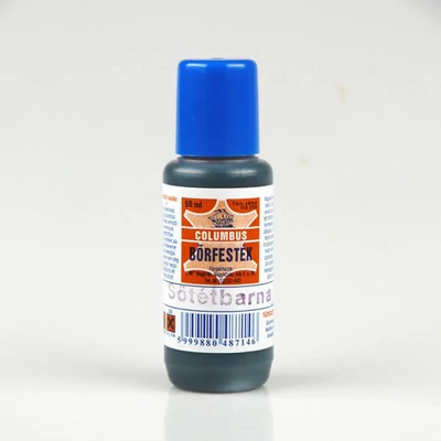 Farba na kožu Columbus - 50 ml - tmavo hnedá