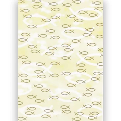 Priehľadný papier, A4 - Ichthüsz, ICHTHYS, zlatý