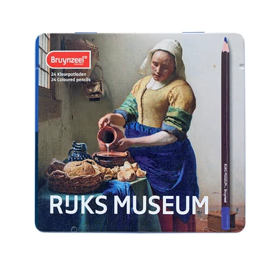 Sada farebných ceruziek Bruynzeel Rijks Museum – 24 kusov, Vermeer: Milkmaid