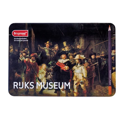 Sada farebných ceruziek Bruynzeel Rijks Museum - 50 ks, Rembrandt: Nočná hliadka