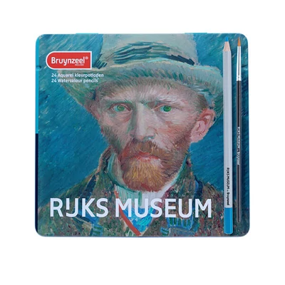 Sada akvarelových ceruziek Bruynzeel Rijks Museum - 24 ks, Van Gogh: Autoportrét