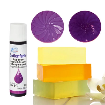 Tekutá farba do mydla, 10 ml - fialová