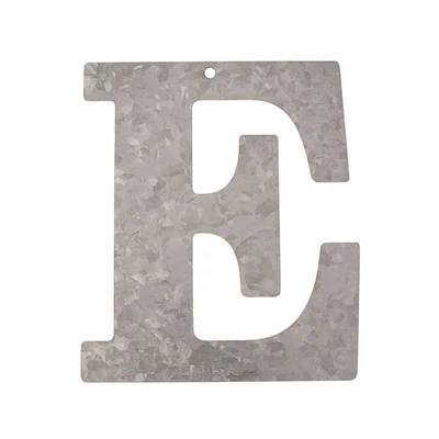 Písmeno zo zinku - E, 12 cm