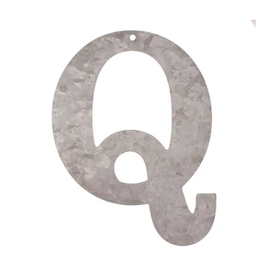 Písmeno zo zinku - Q, 12 cm