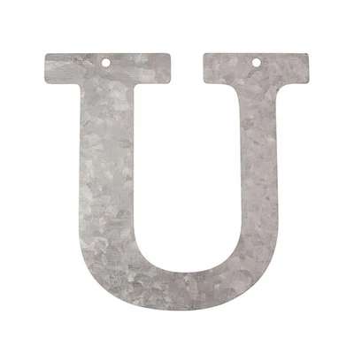 Písmeno zo zinku - U, 12 cm