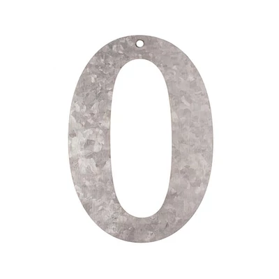 Číslo zo zinku - 0, 12 cm