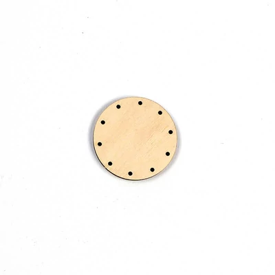 Základ pre tkanie košíkov, okrúhly - 5 cm, veľkosť otvorov 2,5 mm