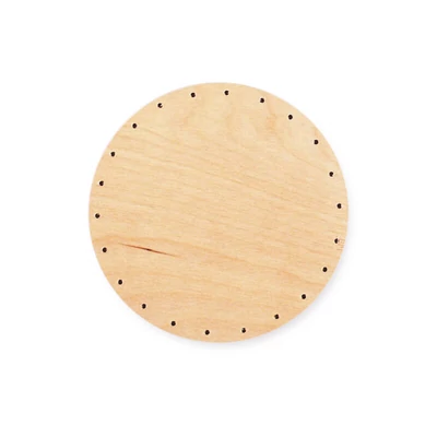 Základ pre tkanie košíkov, okrúhly - 13 cm, veľkosť otvorov 2,5 mm