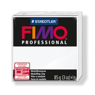 Modelovacia hmota do rúry FIMO Professional, 85 g - biela (8004-0)