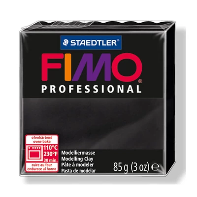 Modelovacia hmota do rúry FIMO Professional, 85 g - čierna (8004-9)