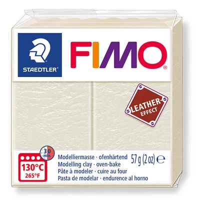 Modelovacia hmota do rúty FIMO Leather Effect, 57 g - slonovinová (8010-029)