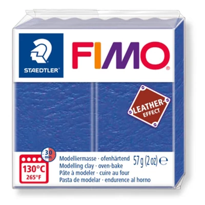 Modelovacia hmota do rúty FIMO Leather Effect, 57 g - indigová (8010-309)
