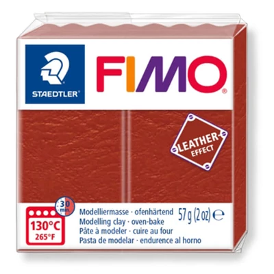 Modelovacia hmota do rúty FIMO Leather Effect, 57 g - hrdza (8010-749)