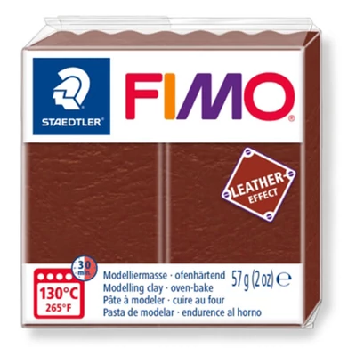 Modelovacia hmota do rúty FIMO Leather Effect, 57 g - orechy (8010-779)