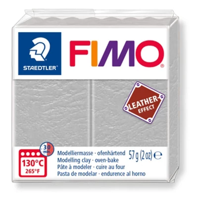 Modelovacia hmota do rúty FIMO Leather Effect, 57 g - holubičia šedá (8010-809)