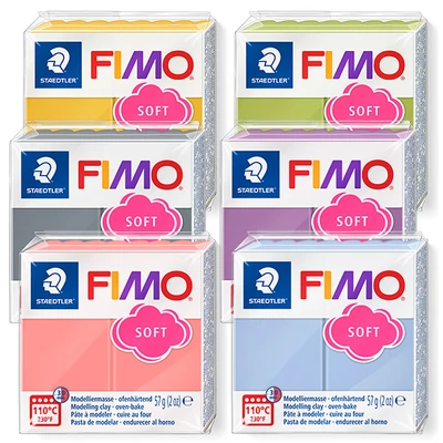 Modelovacia hmota do rúry FIMO Soft, 57 g - rôzne trendové farby 2022